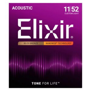 Elixir 80/20 Bronze NanoWeb 11-52 (11027) akusztikus